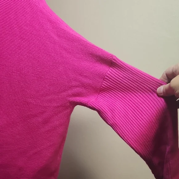 Pink Cowl Neck Sweater - Picture 3 of 5